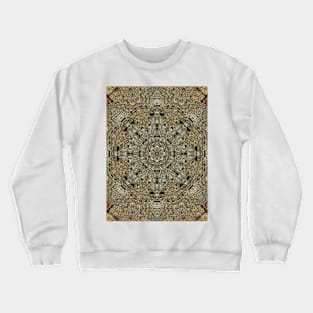 Kaleidoscope of a cave wall Crewneck Sweatshirt